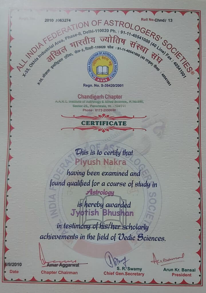 certificate-jyotish-bhushan