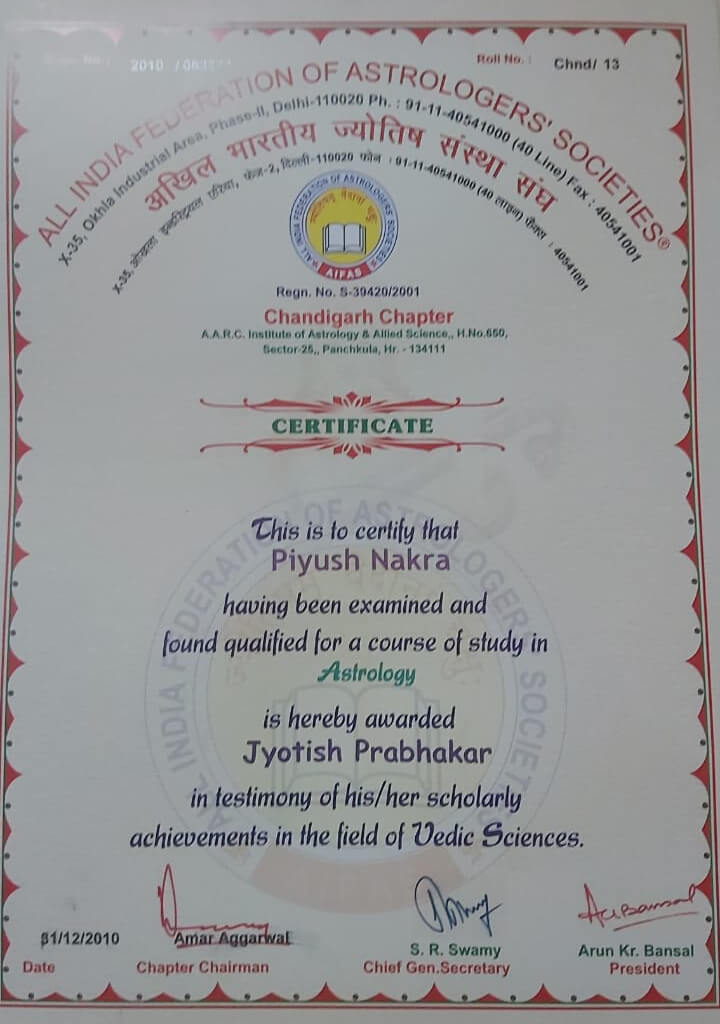 certificate-jyotish-prabhakar
